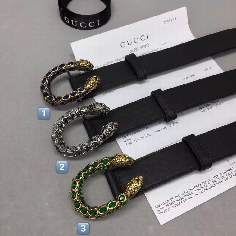Gucci Belt 30mmX95-110cm 7D07